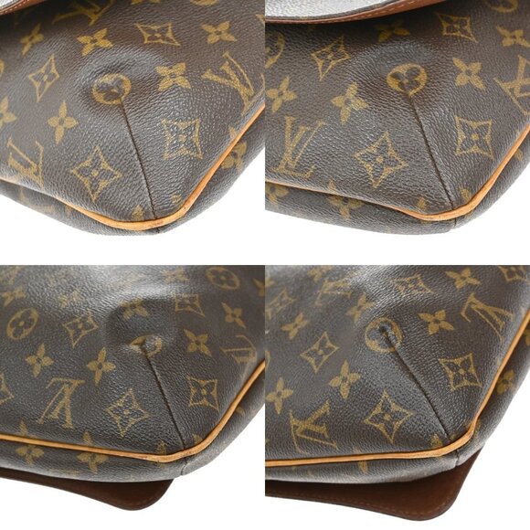 LOUIS VUITTON Musette Shoulder Bag Monogram Leather Brown France M51256 82EF854 - Picture 7 of 16